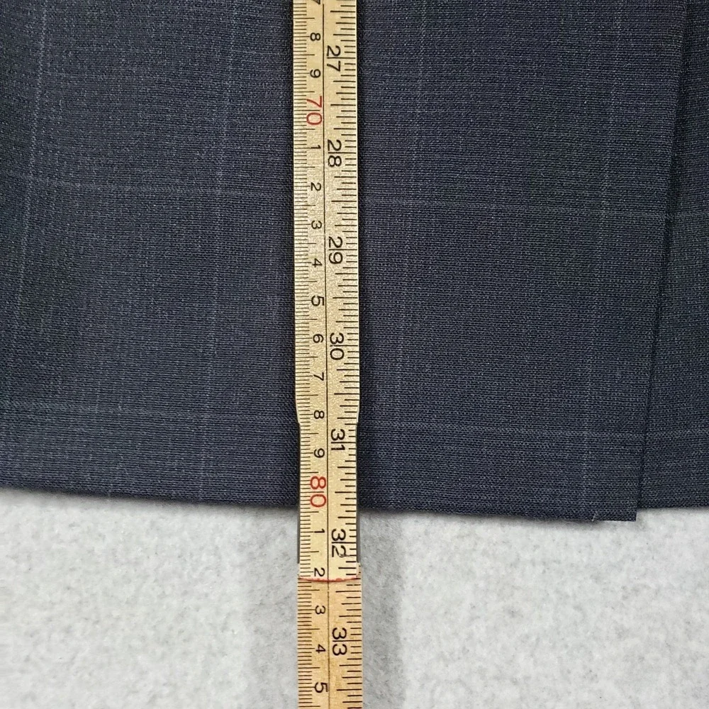 Hart Schaffner Marx Mens 44R‎ Gray Plaid 100% Wool Sport Coat Blazer Dillard's